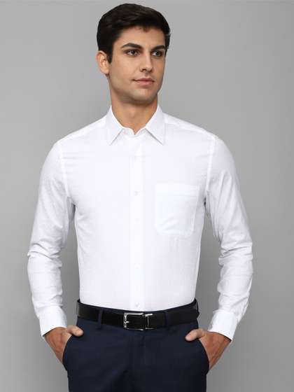 Louis Philippe Men Slim Fit Cotton Formal Shirt