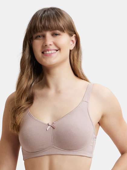 Jockey Wirefree Non
                      Padded Cotton Full Coverage Everyday Bra-FE41