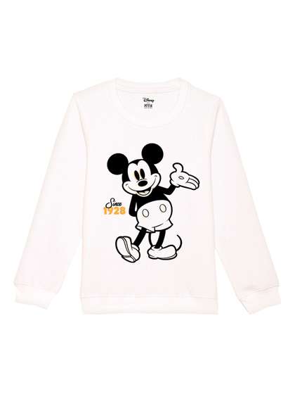 Disney by Wear Your Mind
                    Boys White Printed Sweatshirt
