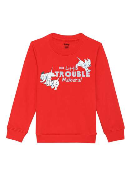 Disney by Wear Your
                      Mind Kids Red Printed Sweatshirt