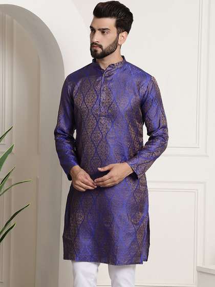SOJANYA Men Jacquard Kurta
