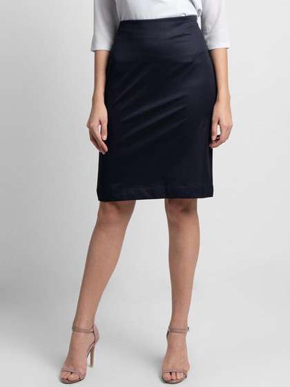 PowerSutra Women Solid Above Knee Length Skirts