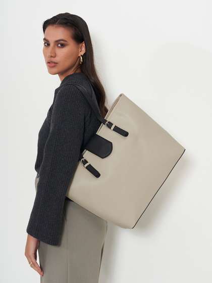 MIRAGGIO Elsa Beige Tote Bag