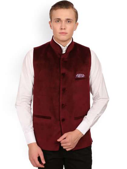 Wintage Velvet Nehru Jacket