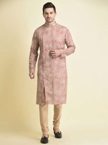 TABARD Men Cotton Floral Kurta