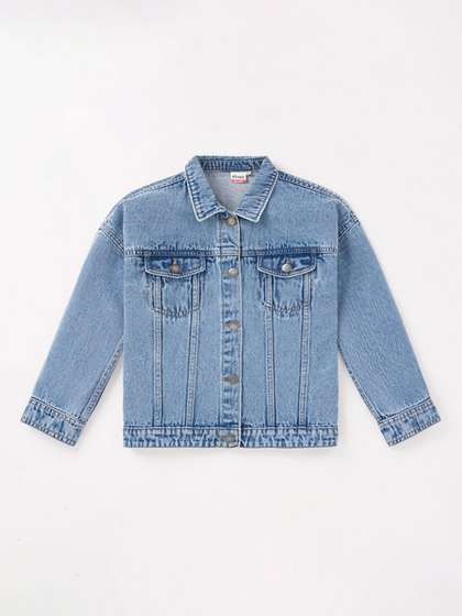 edheads Girls Back Print Denim Jacket