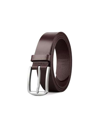 KAEZRI Men Brown Leather
                    Belt