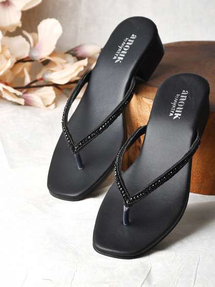 Anouk Embellished
                        Block Heels