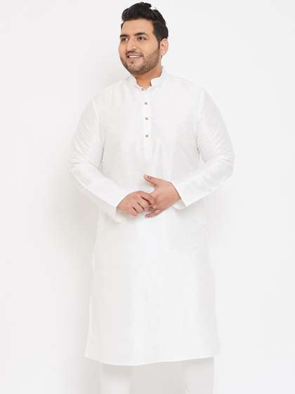 VASTRAMAY Men Mandarin Collar Kurta