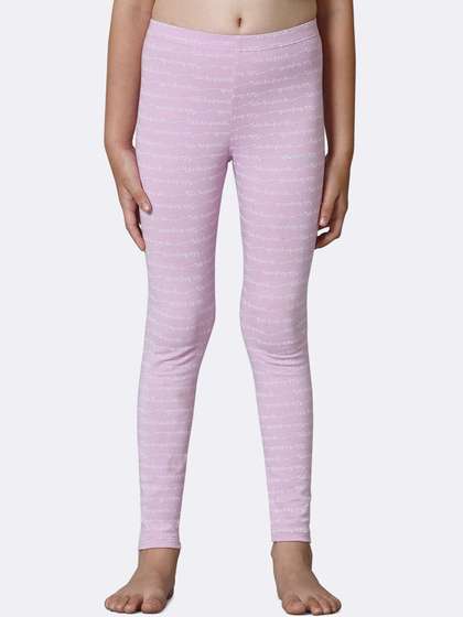 Van Heusen Girls Striped
                    Ankle Length Lounge Leggings