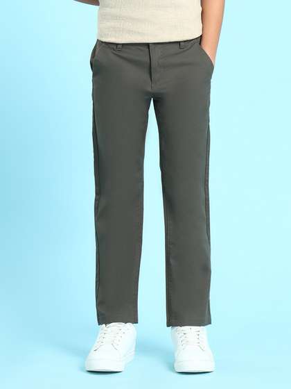 U.S. Polo Assn. Kids
                    Boys Mid-Rise Trousers