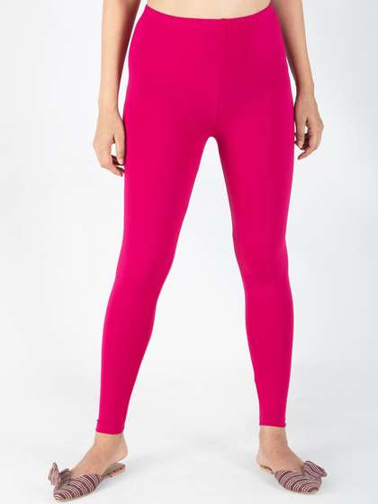 indian flower Women
                        Solid Ankle Length Leggings