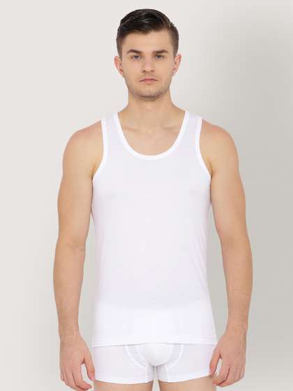 Van Heusen Men White
                        Cotton Vest Regular Fit Extended Length
                        Anti-Bacterial