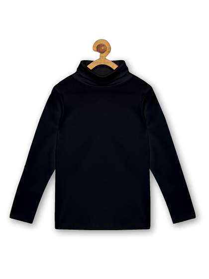 KiddoPanti Kids High Neck Cotton T-shirt