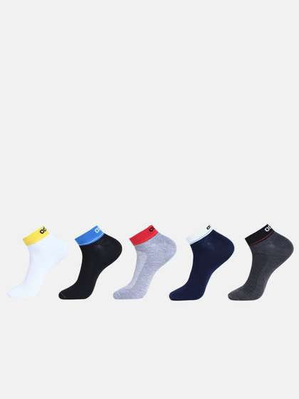 ADIDAS Men Pack Of 5
                      Ankle-Length Socks