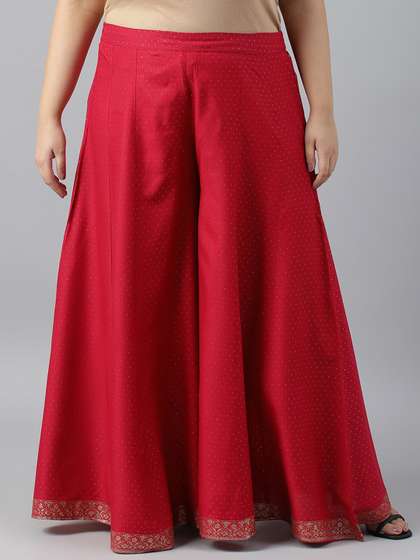 W Printed Straight Maxi Skirts