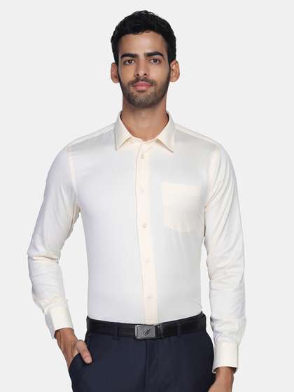 Blackberrys Men Slim Fit Pure Cotton Formal Shirt