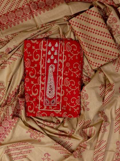 SALWAR STUDIO Printed Unstitched Dress Material