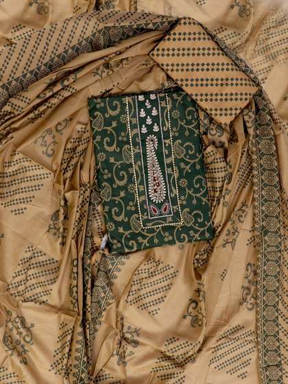 SALWAR STUDIO Printed Unstitched Dress Material