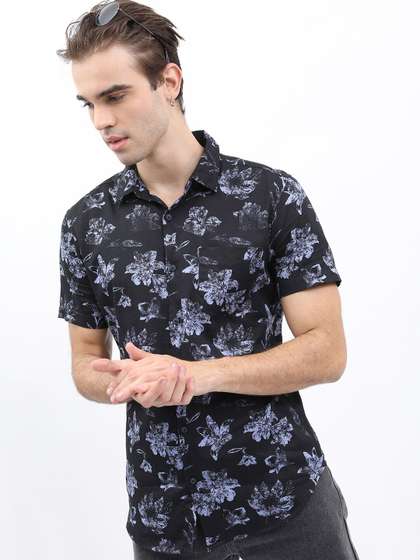 HIGHLANDER Men Slim Fit Casual Shirt