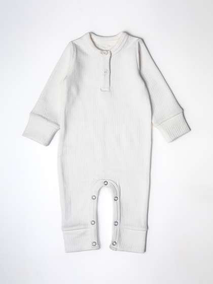Nino Bambino Kids Ribbed
                    Cotton Rompers