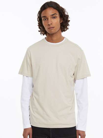 H&M Men Regular Fit Round-neck T-shirt