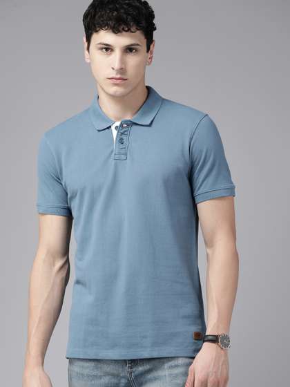 Roadster The Lifestyle Co. Men Polo Collar Cotton T-shirt