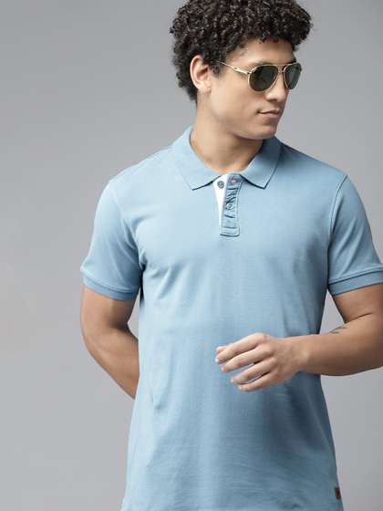 Roadster The Lifestyle Co. Polo Collar Pure Cotton T-shirt