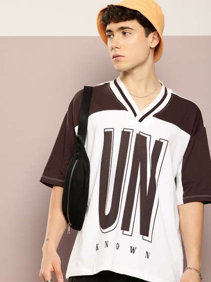 Kook N Keech Typography Printed Drop-Shoulder Sleeves Oversized Pure Cotton T-shirt