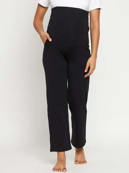 Hypernation Women
                        Relaxed Straight Fit High-Rise Maternity
                        Trousers