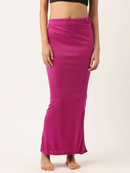 Ms.Lingies Solid
                        Saree Shapewear