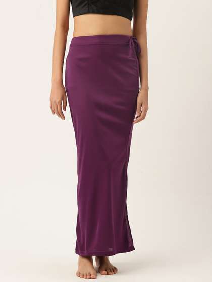Ms.Lingies Solid
                          Saree Shapewear