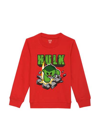 Marvel by Wear Your Mind
                    Unisex Kids Printed Cotton Sweatshirt