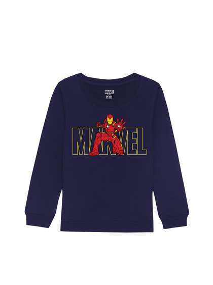 Marvel by Wear Your Mind
                    Kids Iron Man Printed Cotton Sweatshirt