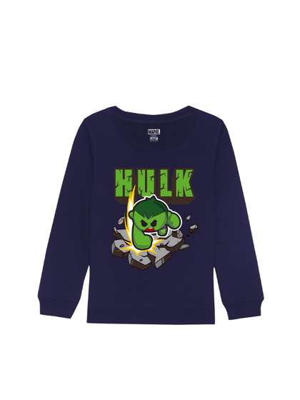 Marvel by Wear Your Mind
                    Unisex Kids Printed Cotton Sweatshirt