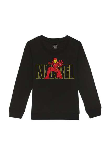 Marvel by Wear Your Mind
                    Kids Iron Man Printed Cotton Sweatshirt