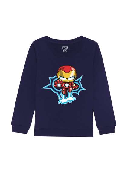 Marvel by Wear Your Mind
                    Kids Iron Man Printed Cotton Sweatshirt