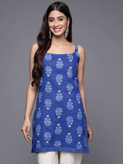Ahalyaa Printed Pure Cotton Tunic