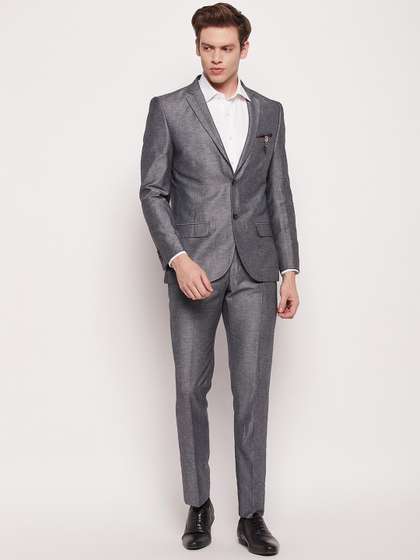 Cantabil Men
                          Single Breasted Slim Fit Two Piece Formal
                          Suit