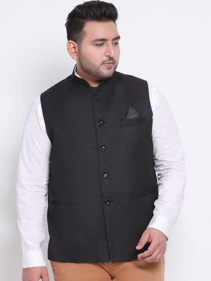 hangup plus Men Woven Nehru Jacket