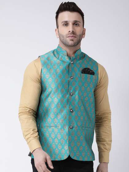 hangup trend Men Woven Design Nehru Jackets