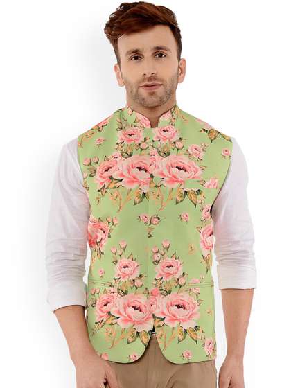 hangup trend Men Printed Nehru Jackets