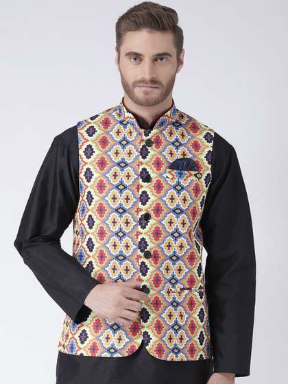 hangup trend Men Printed Nehru Jackets