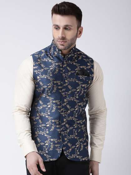 hangup trend Men Printed Woven Nehru Jacket