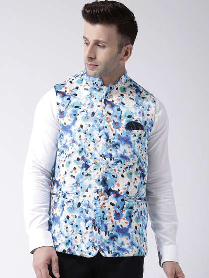 hangup trend Men Printed Woven Nehru Jacket