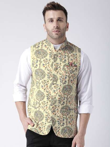 hangup trend Men Printed Woven Nehru Jacket