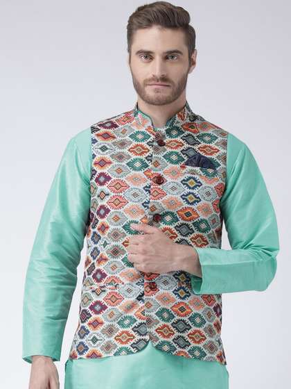 hangup trend Men Printed Woven Nehru Jacket