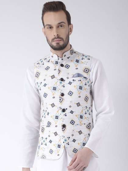 hangup trend Men Printed Woven Nehru Jackets