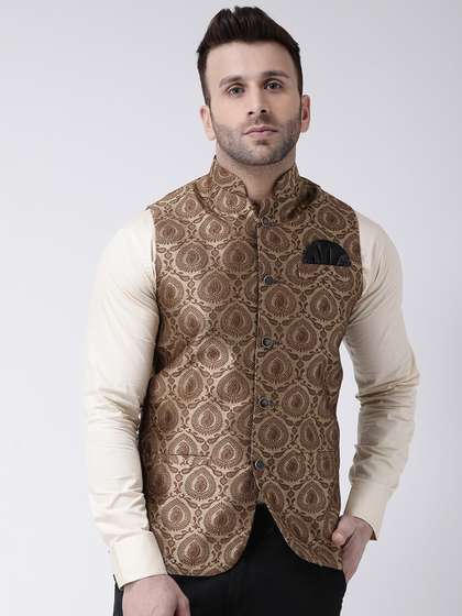 hangup trend Men Woven Nehru Jacket