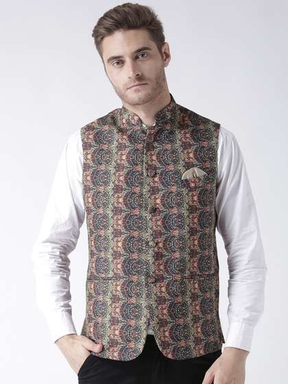 hangup trend Men Printed Nehru Jackets